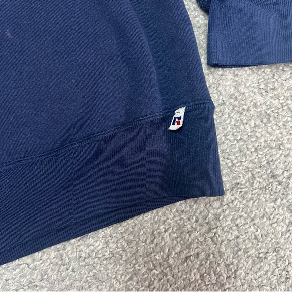 Vtg Kent State University Golden Flashes Sweatshirt XL Blue Russell Athletic 90s - Picture 3 of 9